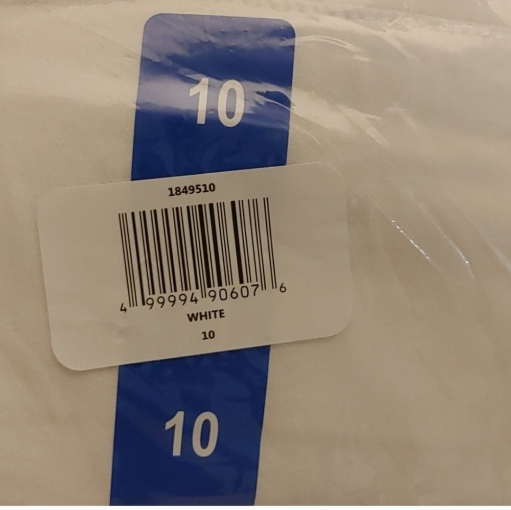 NWT Gloria Vanderbilt Women's Chino Shorts White - Picture 5 of 7